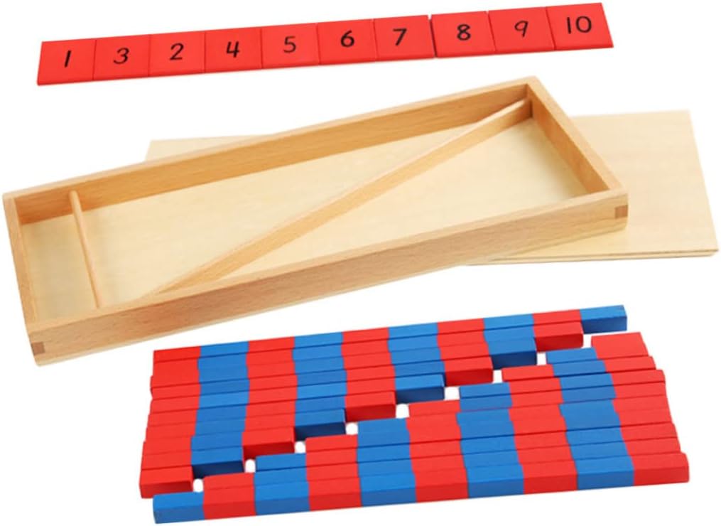 Barres rouges et bleus