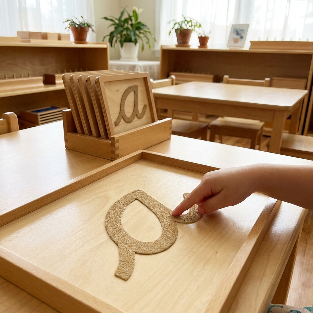 Les Lettres Rugueuses : Le Secret Montessori pour Apprendre à Lire