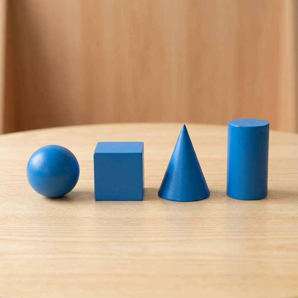 Les Solides Géométriques : Explorer la 3D avec Montessori